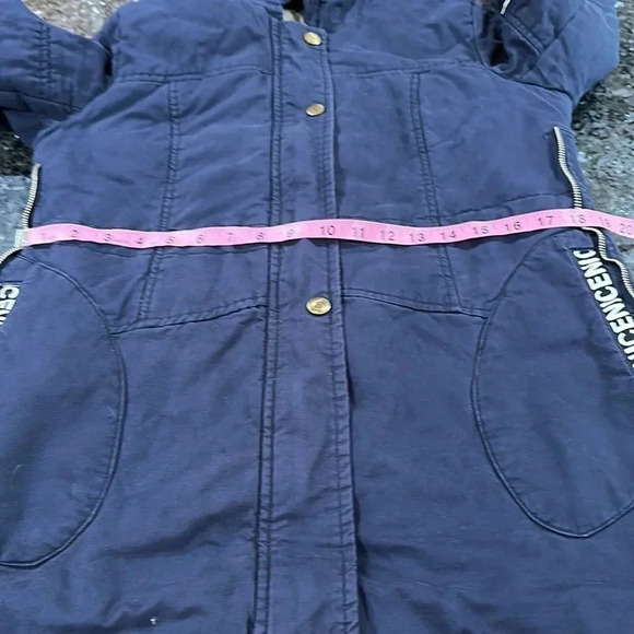 very warm cotton jacket with a hood - Picture 10 of 11